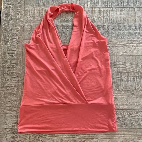 Portmans | Tops | Portmans Size M Halter Neck Top Great Cond Coral |  Poshmark